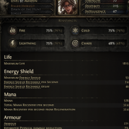 Personal Lightning Spear Amazon/Huntress - Fast Endgame Farmer/ Level 92/ 4th ascendancy/all buffs and pointes completed 0